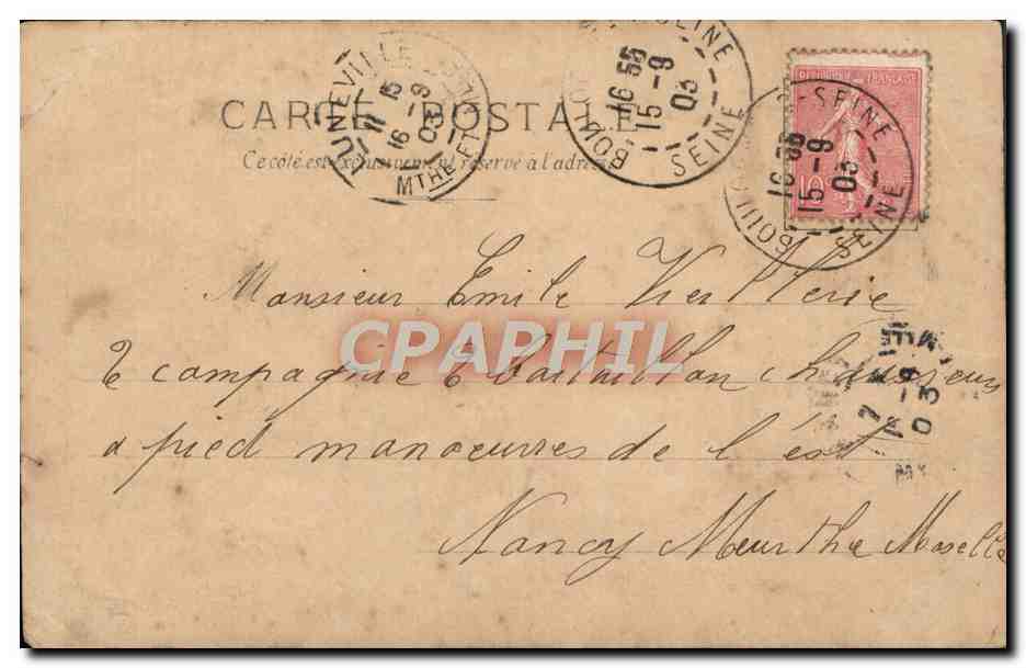CPA Fantaisie Enfants — Verso