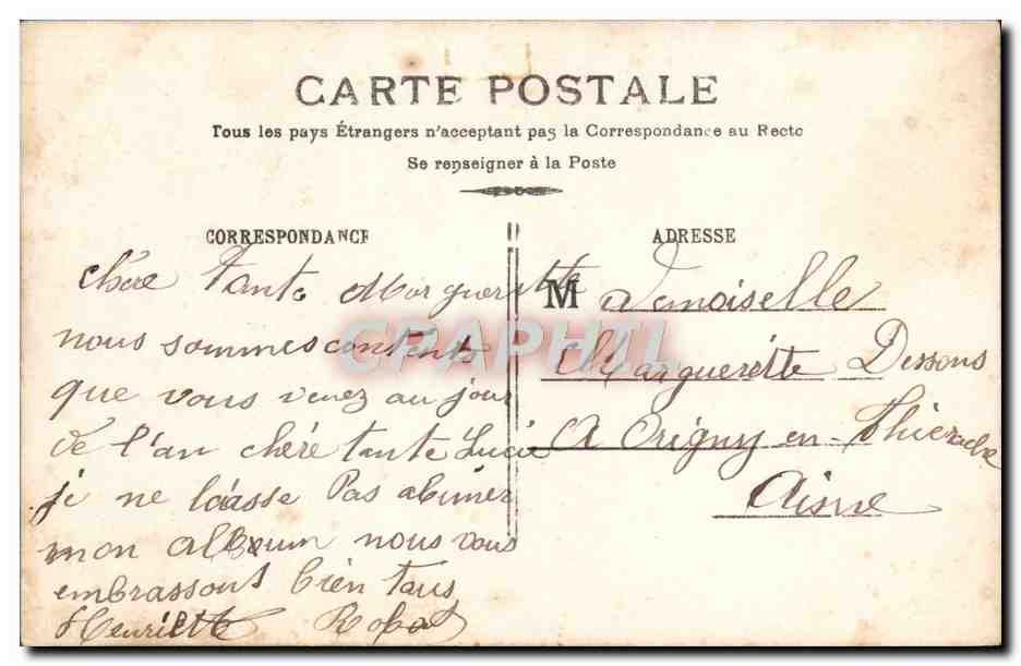 CPA Fantaisie Femme et enfant Religieuse Le depart des soeurs — Rückseite