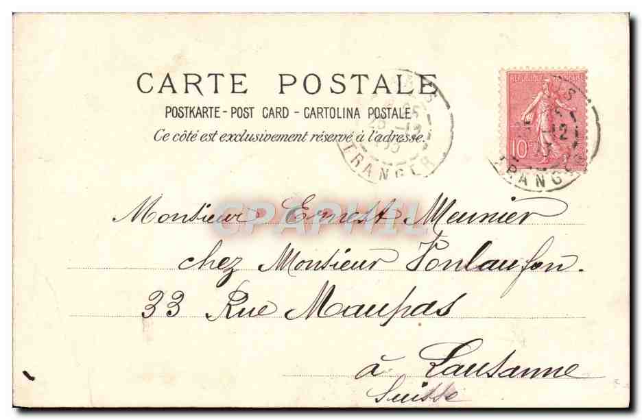 CPA Fantaisie Femmes au puits  — Verso