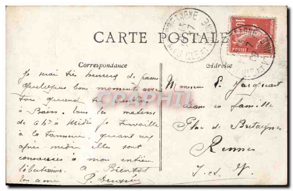 CPA Fantaisie Femme Religieuse Bebe  — Verso