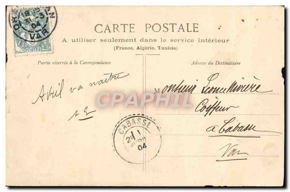CPA Fantaisie Enfant — Rückseite