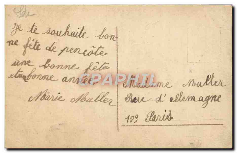 CPA Fantaisie Enfants Peintre — Verso