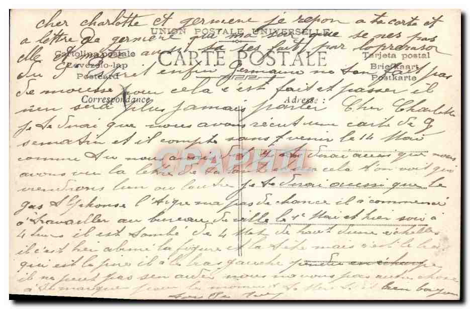 CPA Fantaisie Enfant — Verso