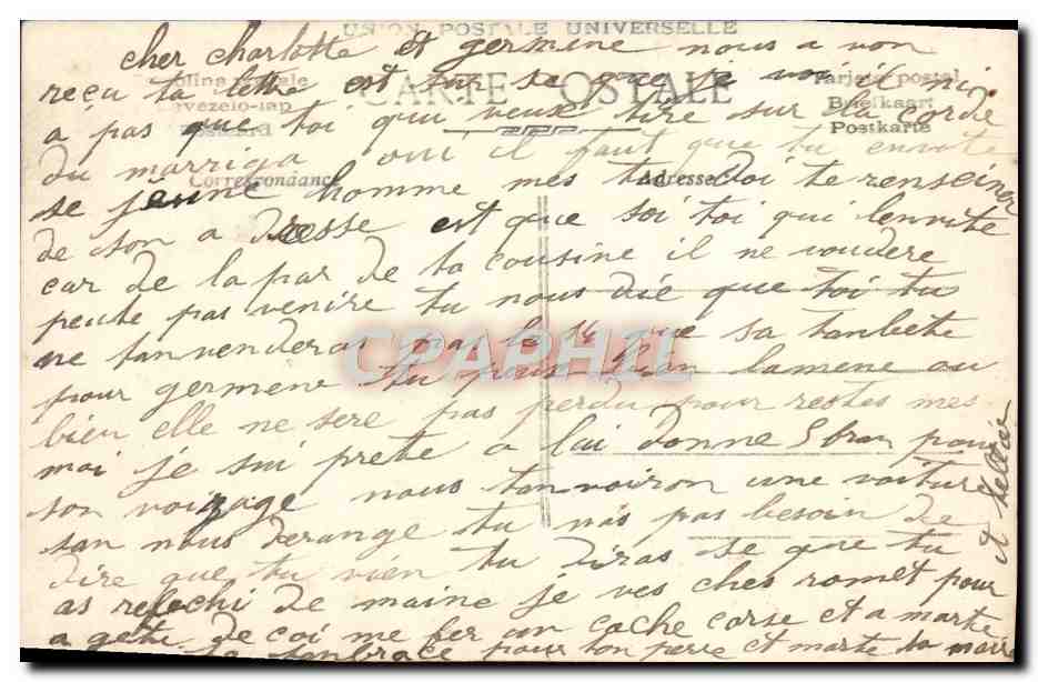 CPA Fantaisie Enfant — Verso