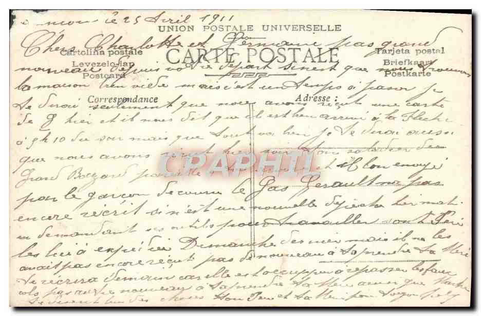 CPA Fantaisie Enfant — Rückseite