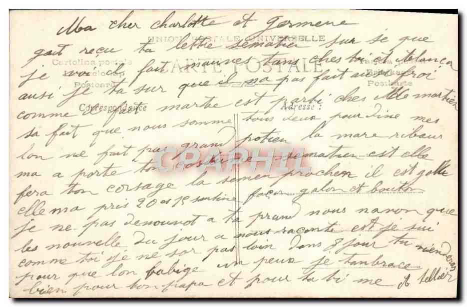 CPA Fantaisie Enfant — Verso