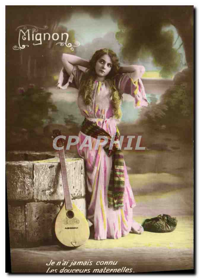 CPA Fantaisie Femme Mignon 