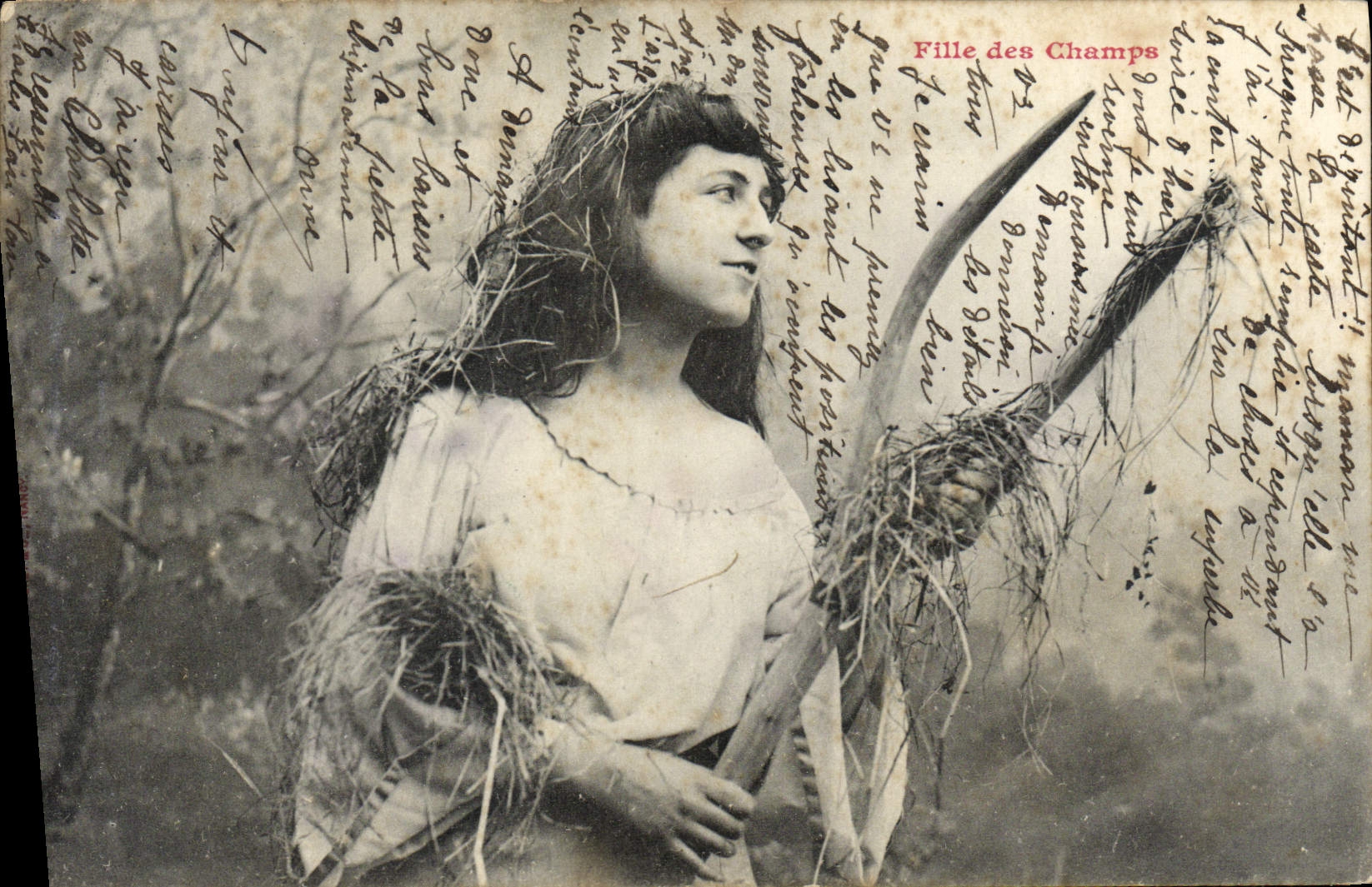 Fille des Champs — scène champêtre — éditeur non identifié