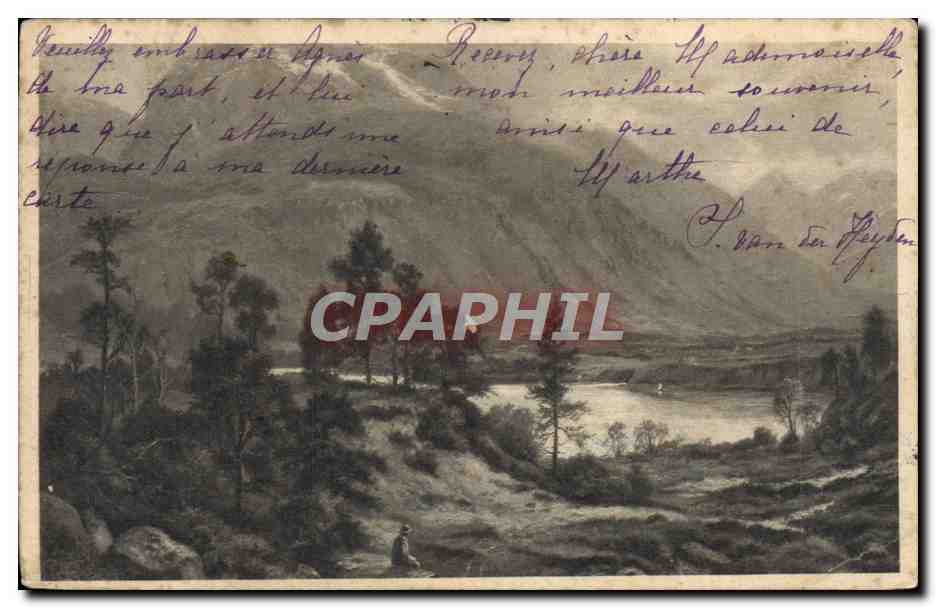CPA Fantaisie Paysage