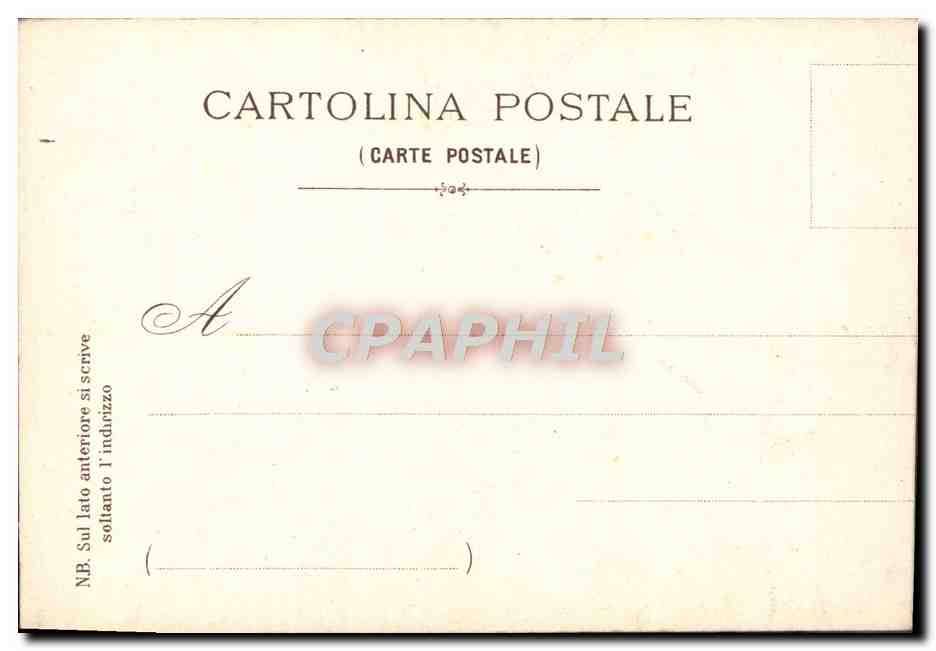 CPA Venezia Monumento al Generale Colleoni Cheval Militaria — Rückseite