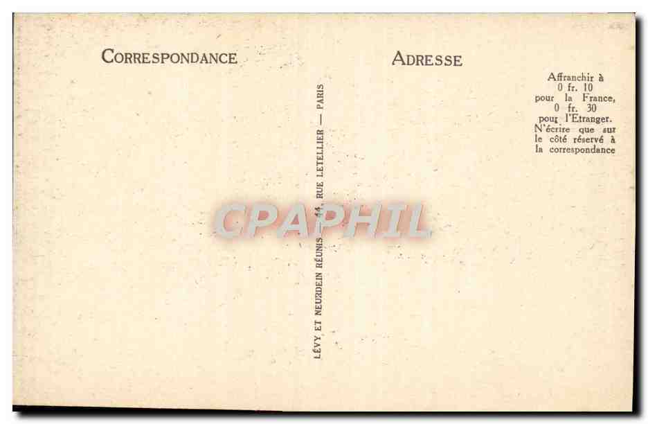 CPA Compiegne La Facade du Chateau — Verso