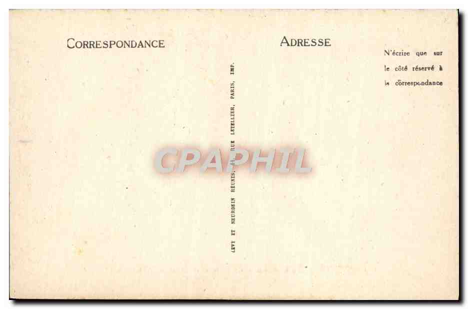 CPA Compiegne La Chateau Le Parc et le Banc de Nopeleon 1er — Rückseite