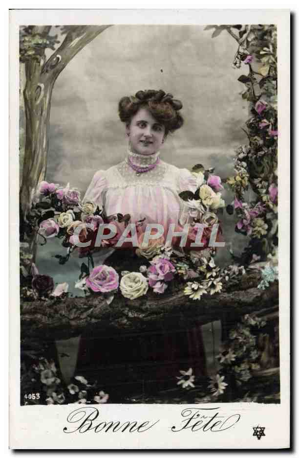 CPA Bonne Fete Femme