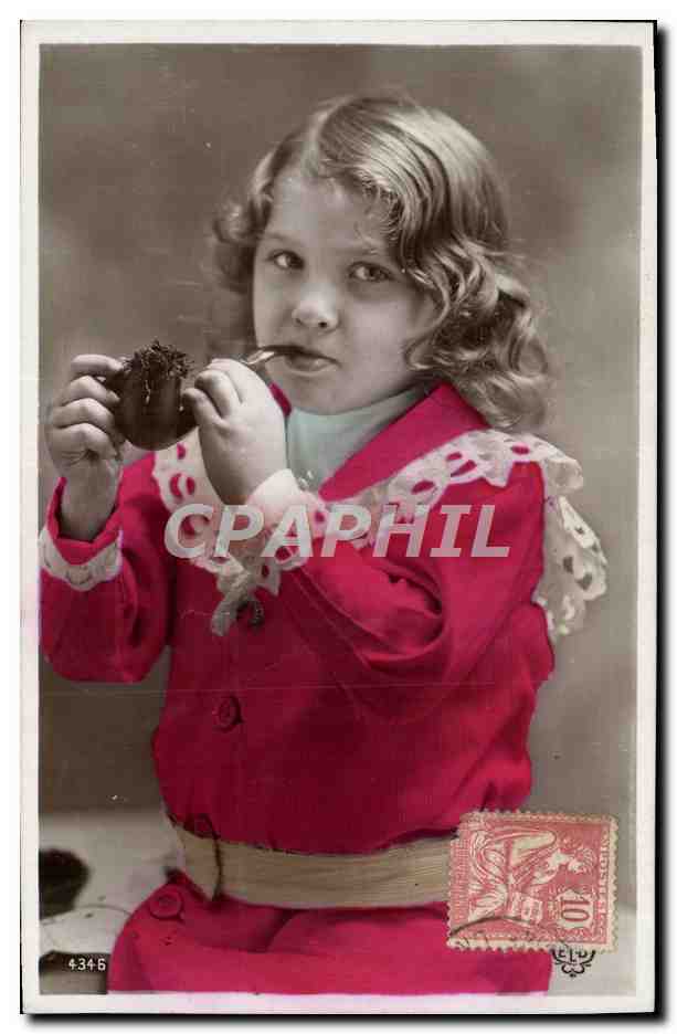 CPA Fantaisie Enfant Pipe Tabac 