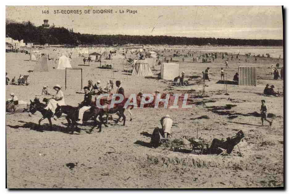 CPA Saint Georges de Didonne La Plage Anes