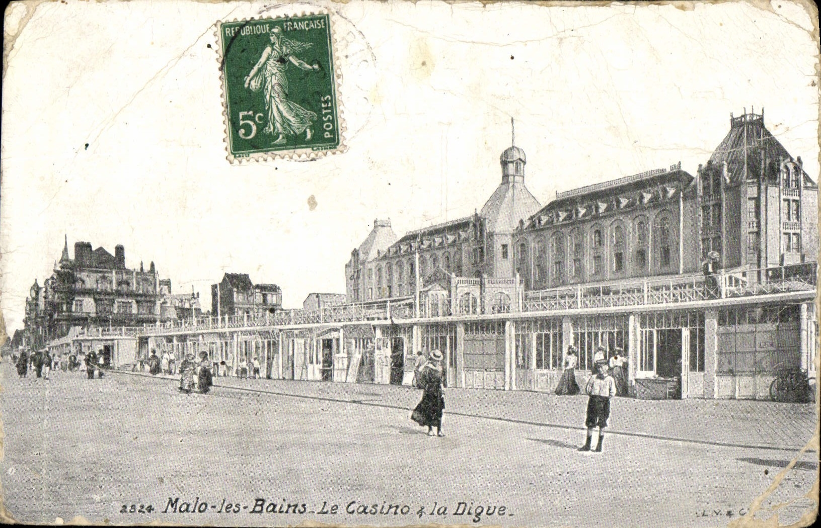 CPA Malo Les Bains Le Casino la Digue