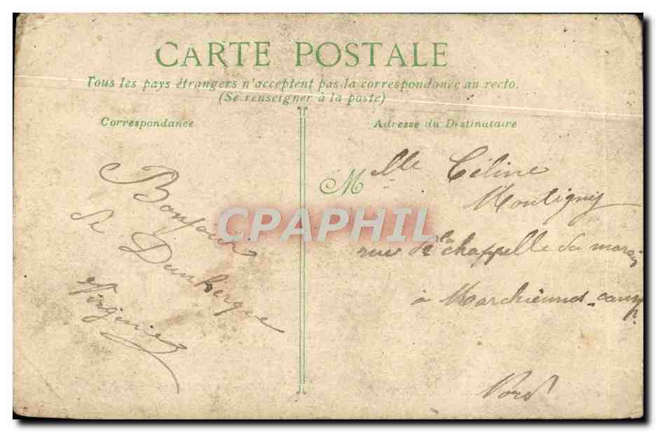 CPA Malo Les Bains Le Casino la Digue — Rückseite
