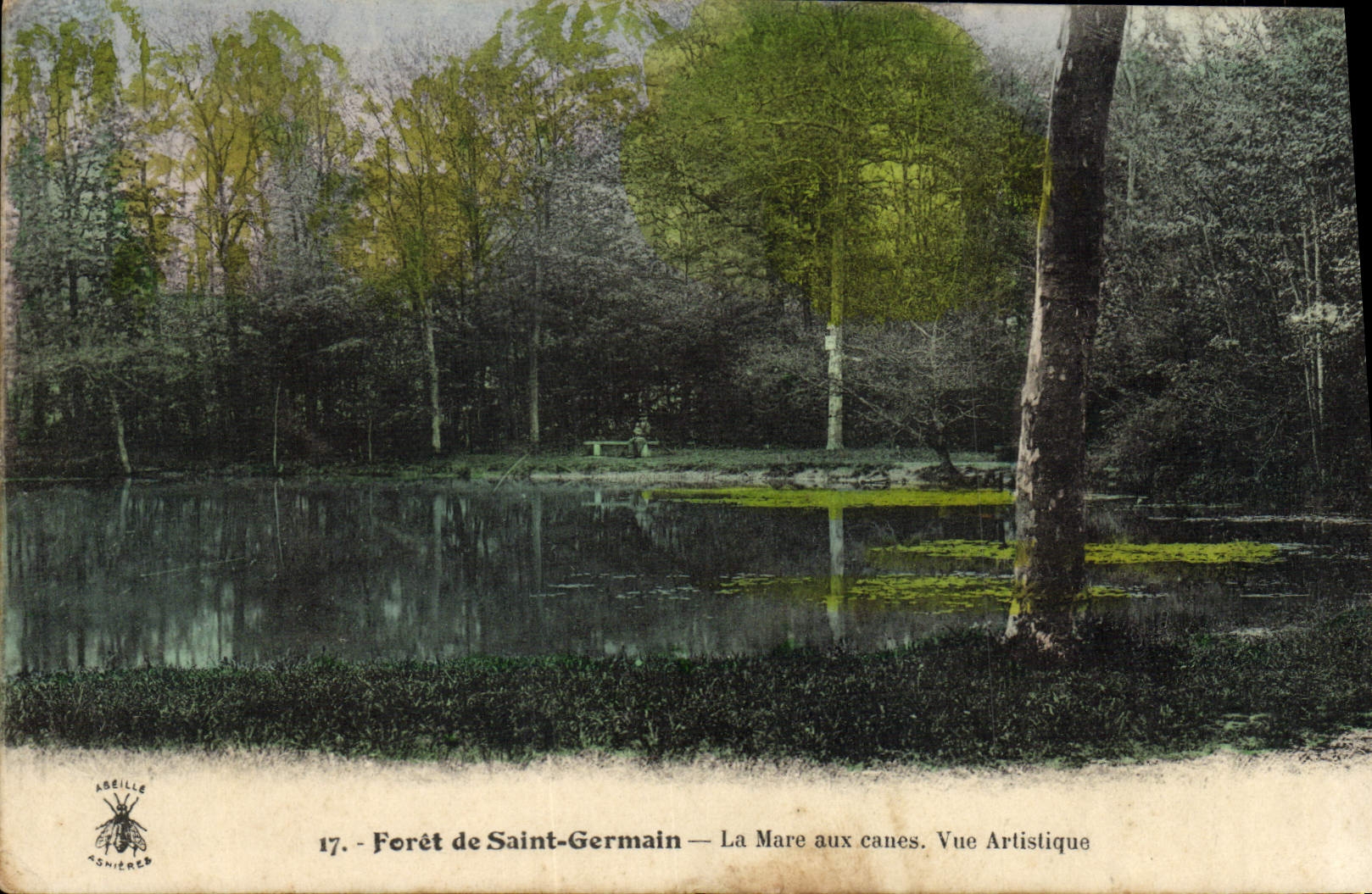 Forêt de Saint-Germain — La Mare aux canes. Vue Artistique — Abeille Asnières, n°17
