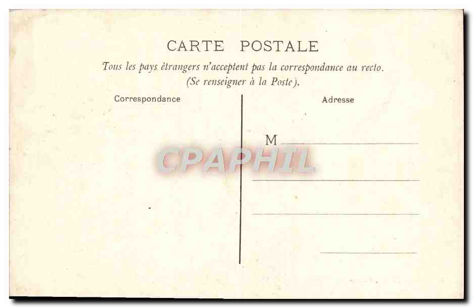 CPA Loches Le Chateau et la Tour Agnes Sorel — Rückseite