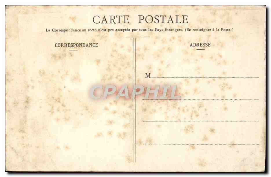 CPA Nancy Hemicycle de la Carriere Palais du Gouvernement Pepiniere — Verso