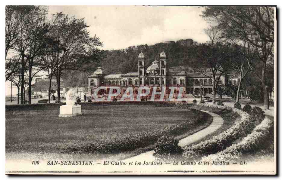 San-Sebastián — Le Casino et les Jardins — LL
