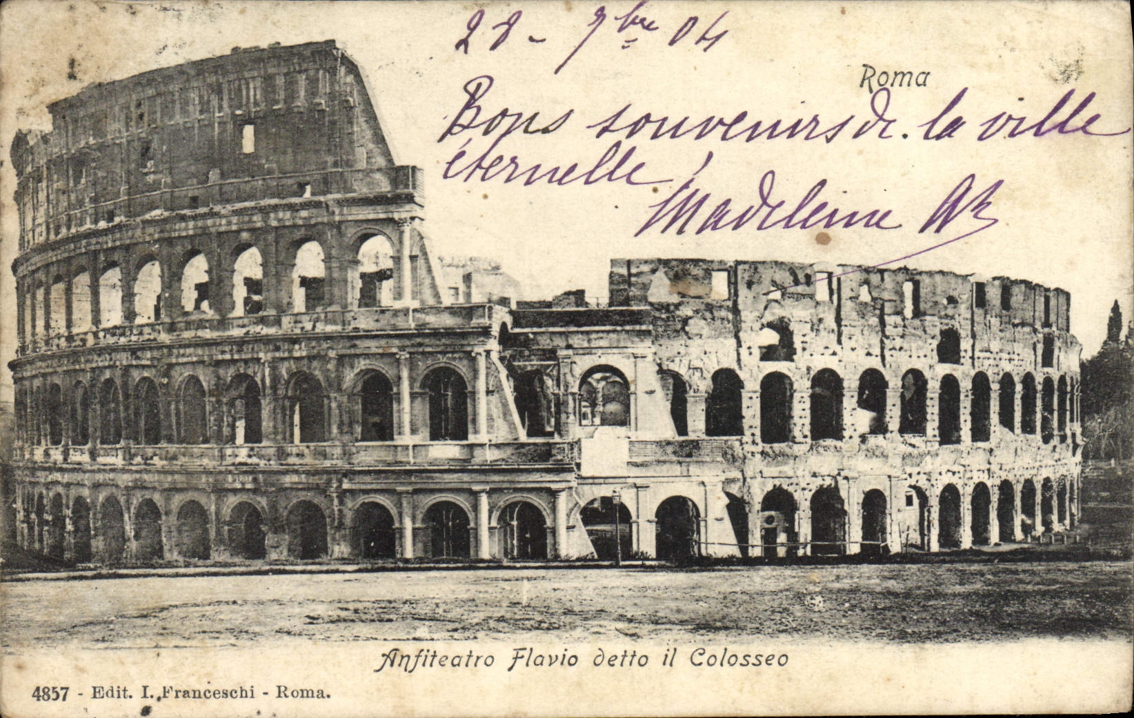 CPA Roma Anfiteatro Flavio detto il Colosseo