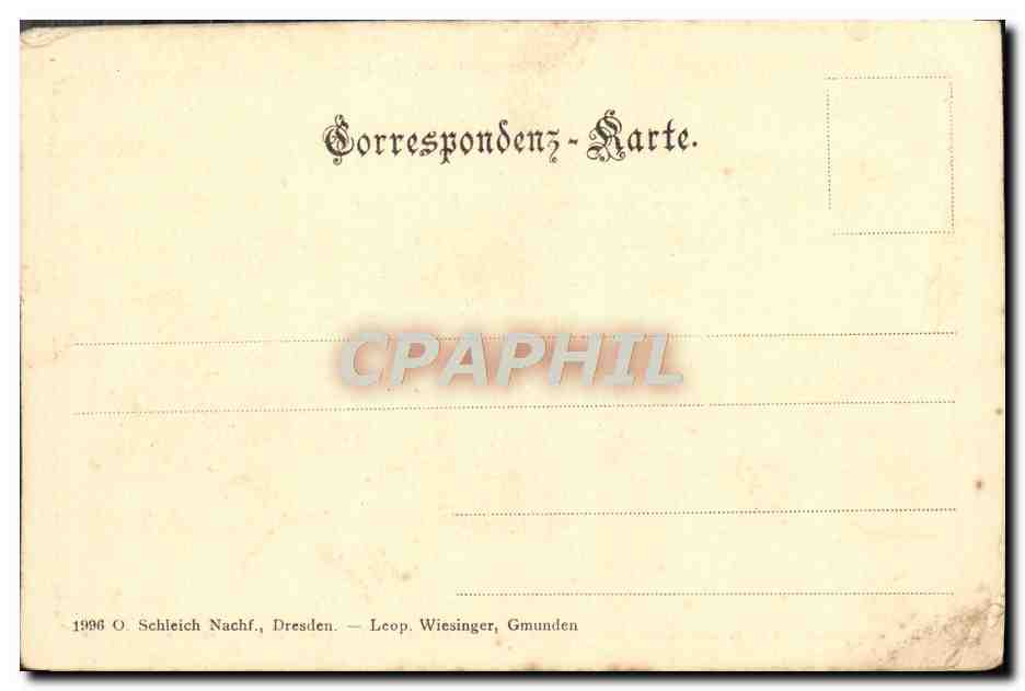 CPA Gmunden Vom Calvarienbero — Rückseite