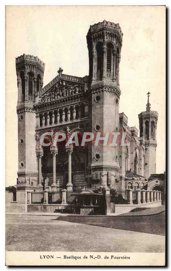 LYON — Basilique de N.-D. de Fourvière