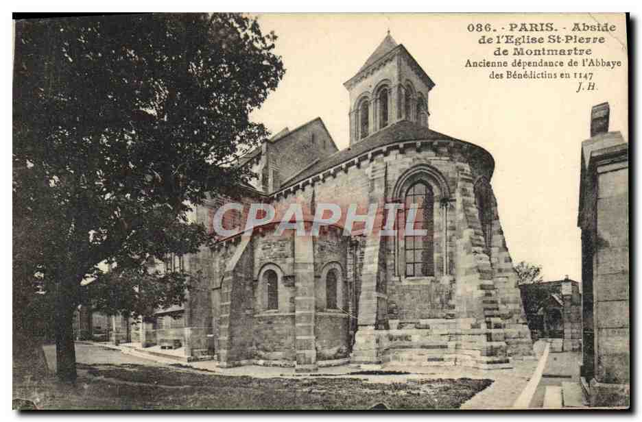 CPA Paris Abside de L'Eglise Saint Pierre de Montmartre Ancienne dependance de l'Abbaye des Benedictins