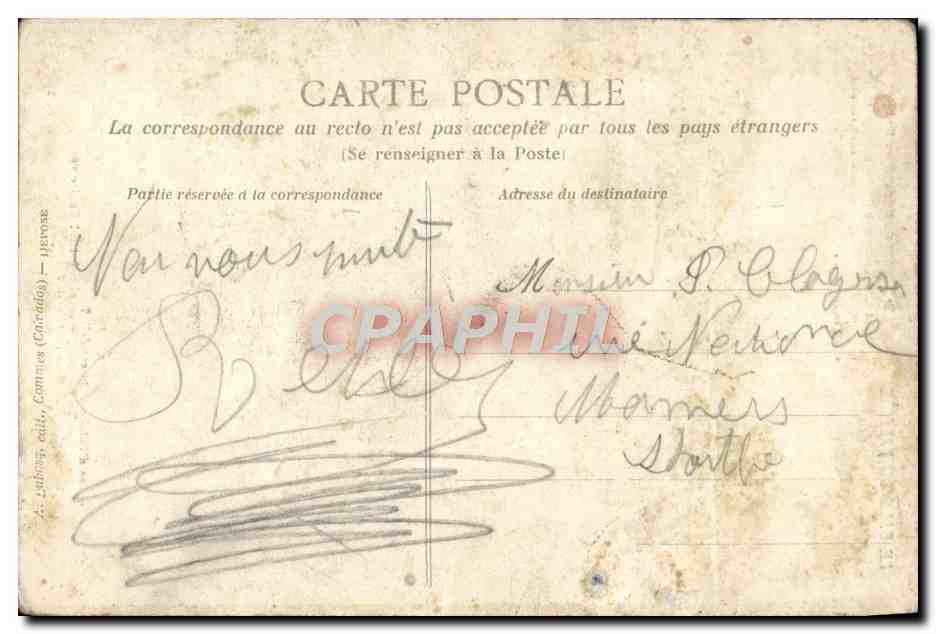 CPA Le Gars De Falaise Arrete De Monssieo l'Mair Folklore  — Rückseite