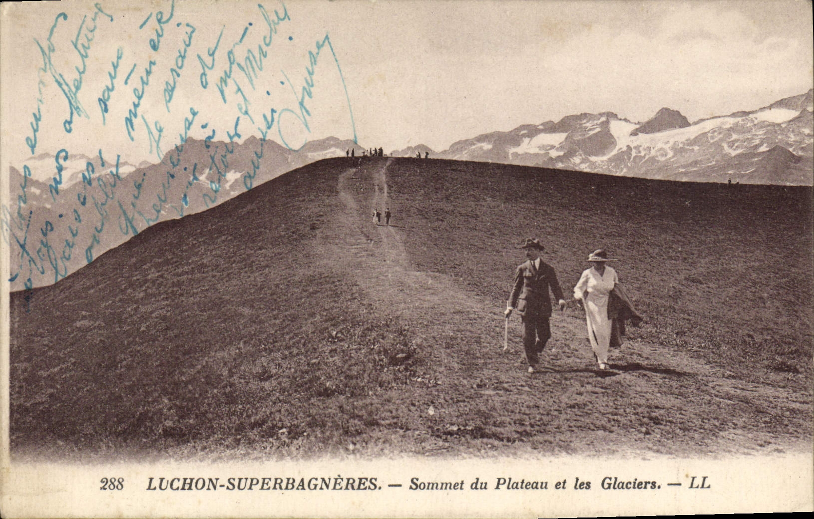 Luchon-Superbagnères — Sommet du Plateau et les Glaciers — LL