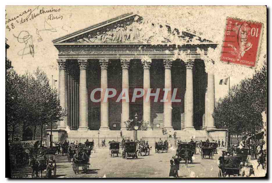CPA Paris Eglise de la Madeleine