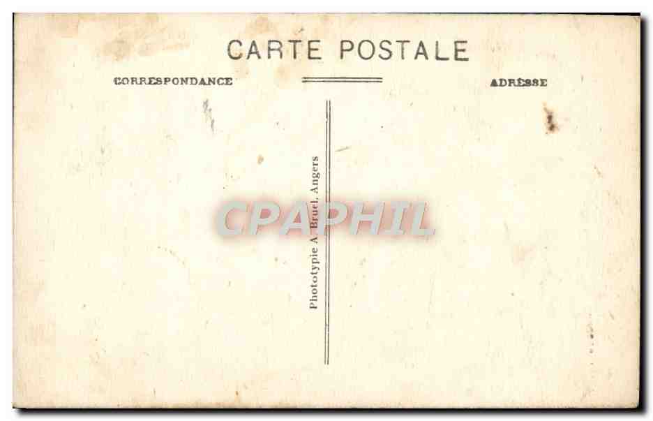 CPA Angers Catastrophe De La Basse Chaine 10 avril 1850 — Rückseite