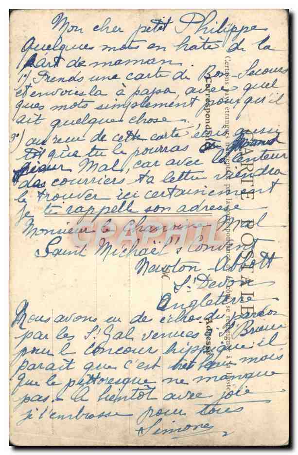 CPA Lion Sur Mer L'Eglise — Reverso