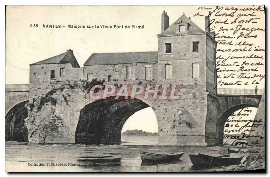 CPA Nantes Maisons Sur Le Vieux Pont De Pirmil