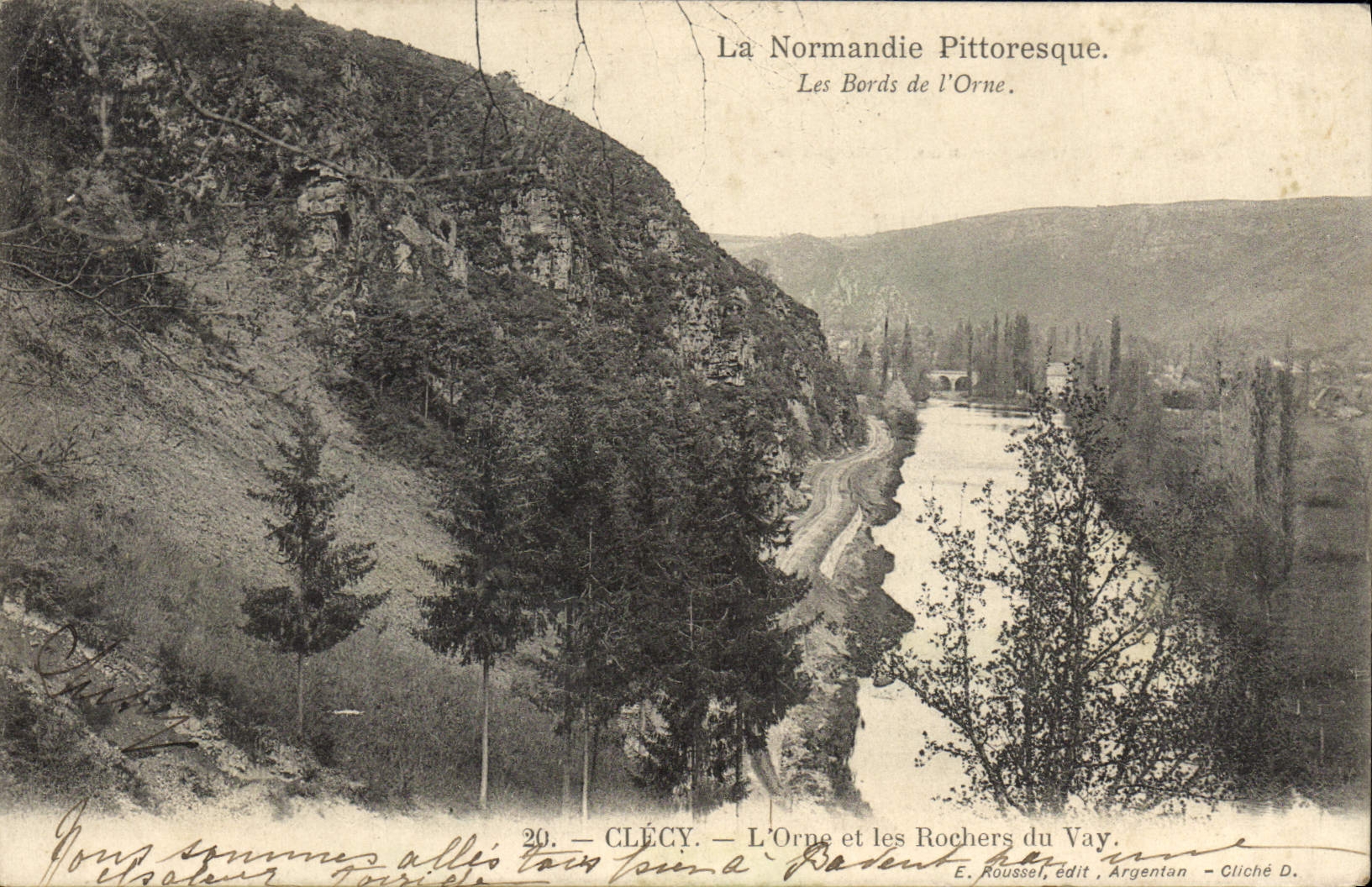 Clécy — L'Orne et les Rochers du Vay — E. Roussel, édit. Argentan