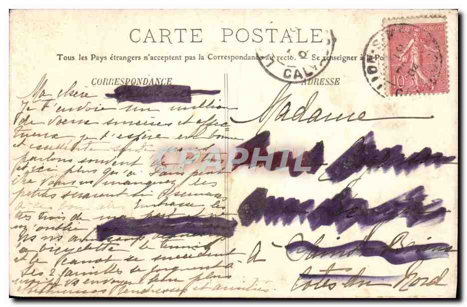 Clécy — L'Orne et les Rochers du Vay — E. Roussel, édit. Argentan — Reverso