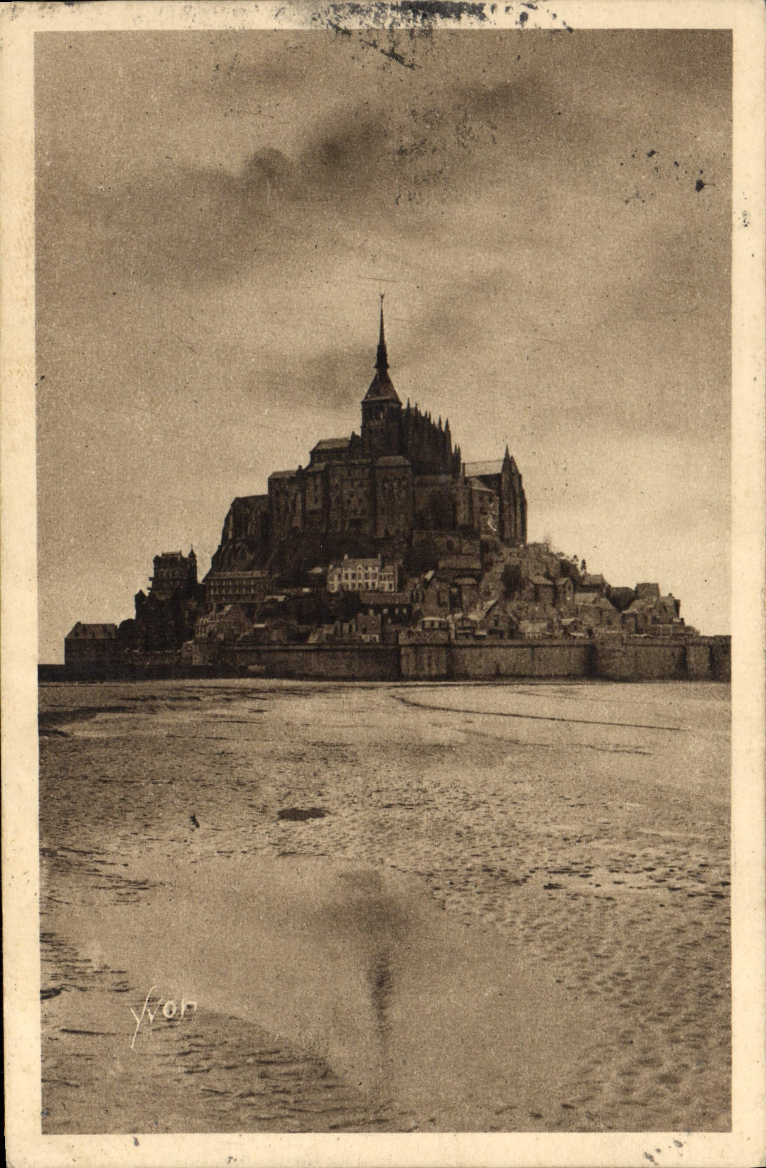 Mont-Saint-Michel — Reflets du Soir — Les Éditions d'Art YVON, Paris