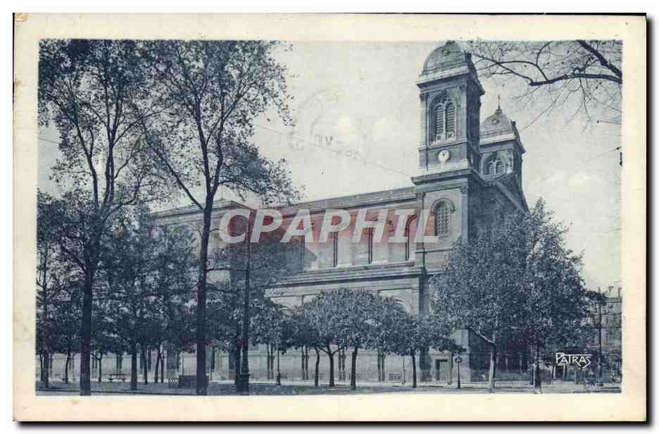 CPA Paris Eglise Saint Francois Xavier