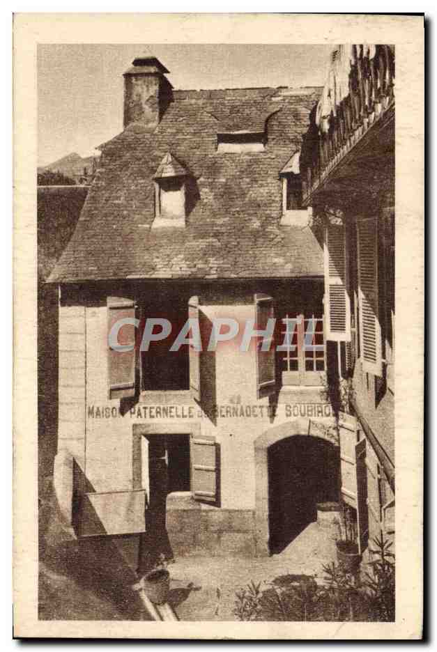 CPA Lourdes Maison Paternelle De Ste Bernadette Soubirous