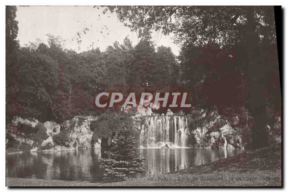 CPA Paris Bois De Boulogne La cascade