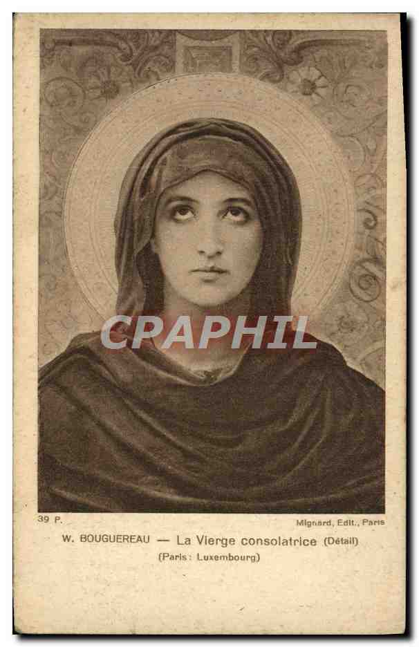 CPA Bougruereau La Vierge Consolatrice Paris