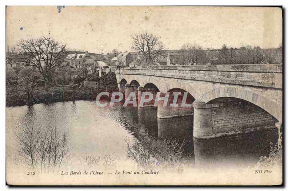 CPA Les Bords De l'Orne Le Pont Du Coudray