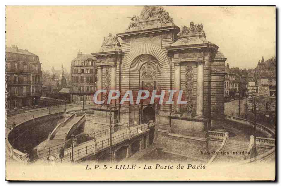CPA Lille La Porte De Paris