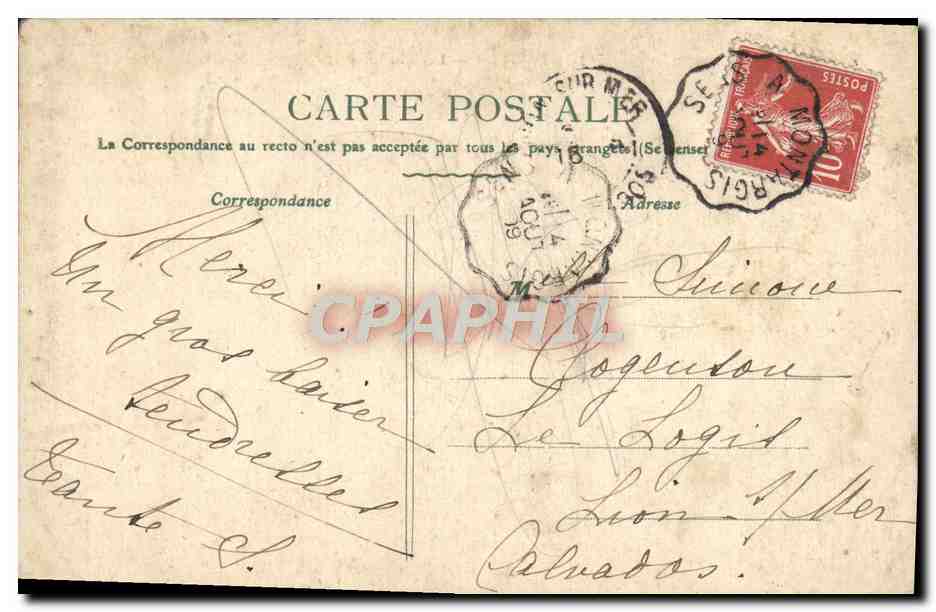 CPA Montacher Les Chapelles — Reverso