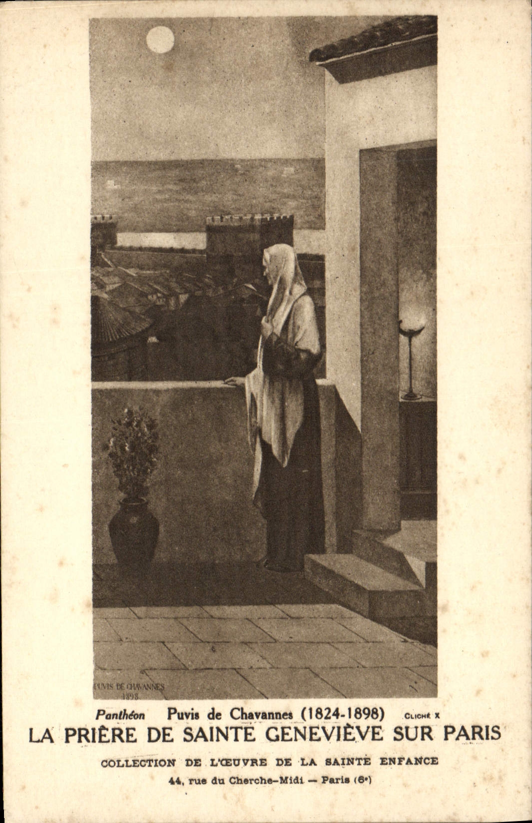 CPA La Priere De Sainte Genevieve Sur Paris Puvis de Chavannes