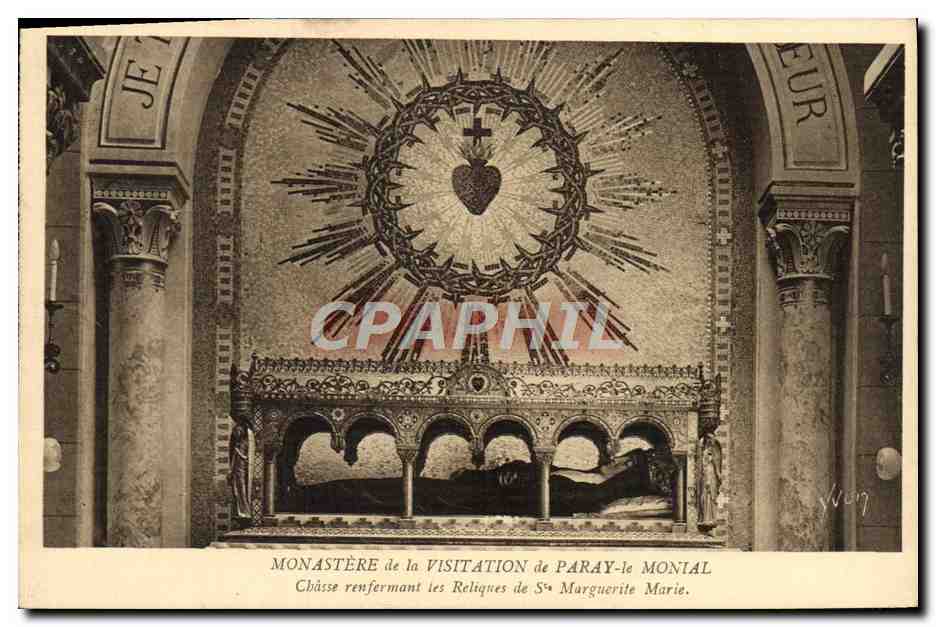 Monastère de la Visitation de Paray-le-Monial — Châsse renfermant les Reliques de Sœur Marguerite Marie