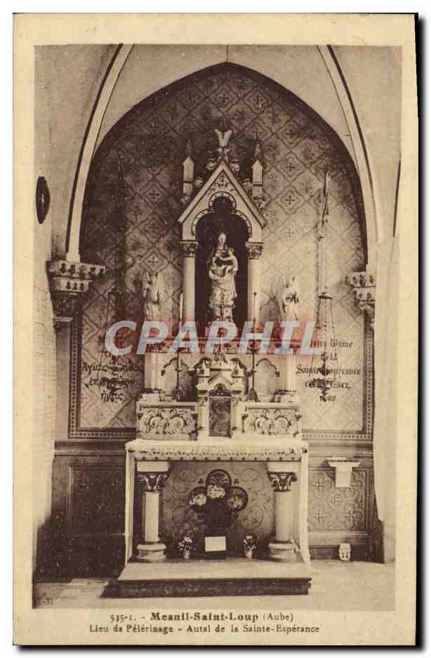 Ménil-Saint-Loup (Aube) — Autel de la Sainte-Espérance — éditeur non identifié, n° 535-1