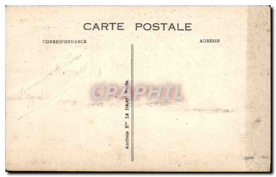 CPA Saint Severin Le Charnier Paris  — Verso