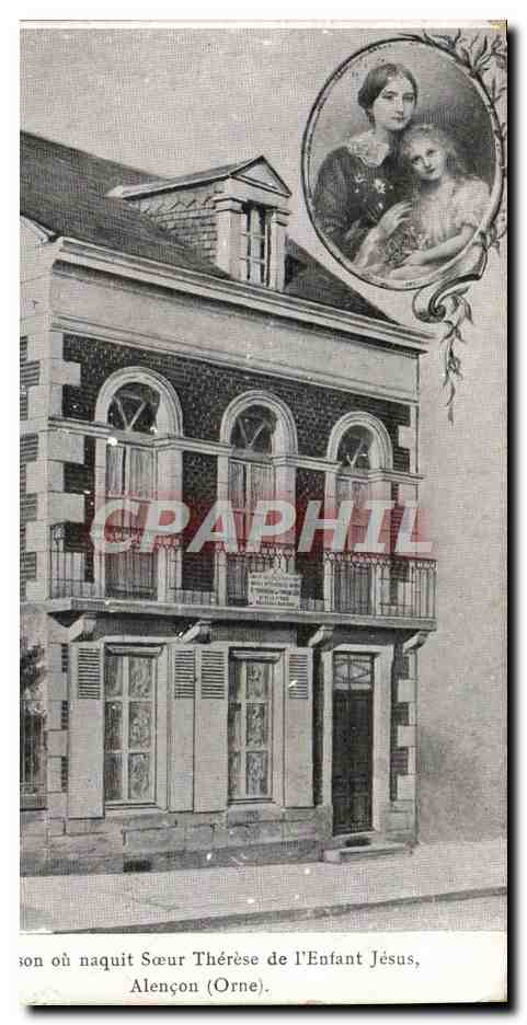 CPA Maison ou Naquit Soeur Therese De l'Enfant Jesus Alencon